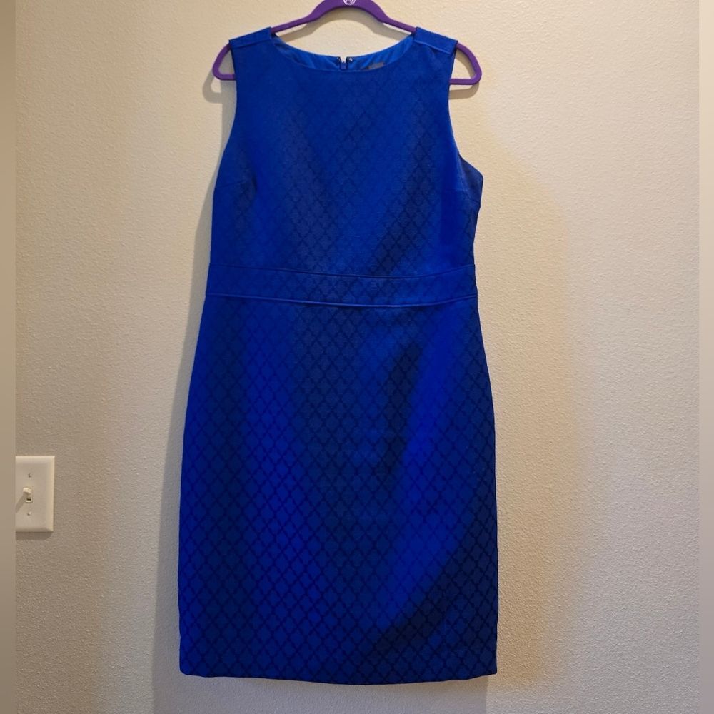 The Limited Royal Blue Midi Dress Sz 14